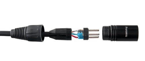 Pronomic Mikrofonkabel Stage XFXM-10 Mikrofonkabel XLR 10 m Schwarz 4er SET - 5