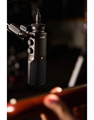 Rode NTUSB Studioqualität USB-Kondensatormikrofon mit Tischstativ und Popschutz - 1