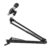 Foxnovo Dauerhafte Rundfunk Studio Mikrofon Mic Aussetzung Boom Scissor Arm Ständer (schwarz) - 1