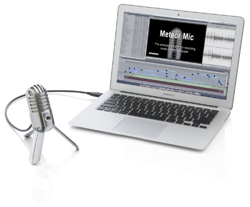 Samson Meteor Mic USB Studio/Podcast Mikrofon silber - 1