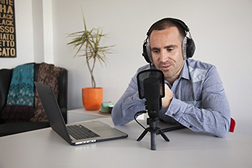 Rode NTUSB Studioqualität USB-Kondensatormikrofon mit Tischstativ und Popschutz - 1