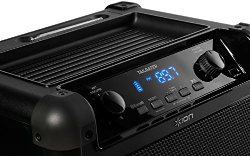 ION Audio Tailgater 2016 | Kompaktes Bluetooth Aktiv Lautsprecher System mit Mikrofon und Radio - 1