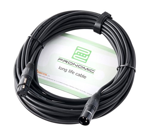 Pronomic Stage XFXM-10 Mikrofonkabel XLR 10 m Schwarz 4er SET - 2